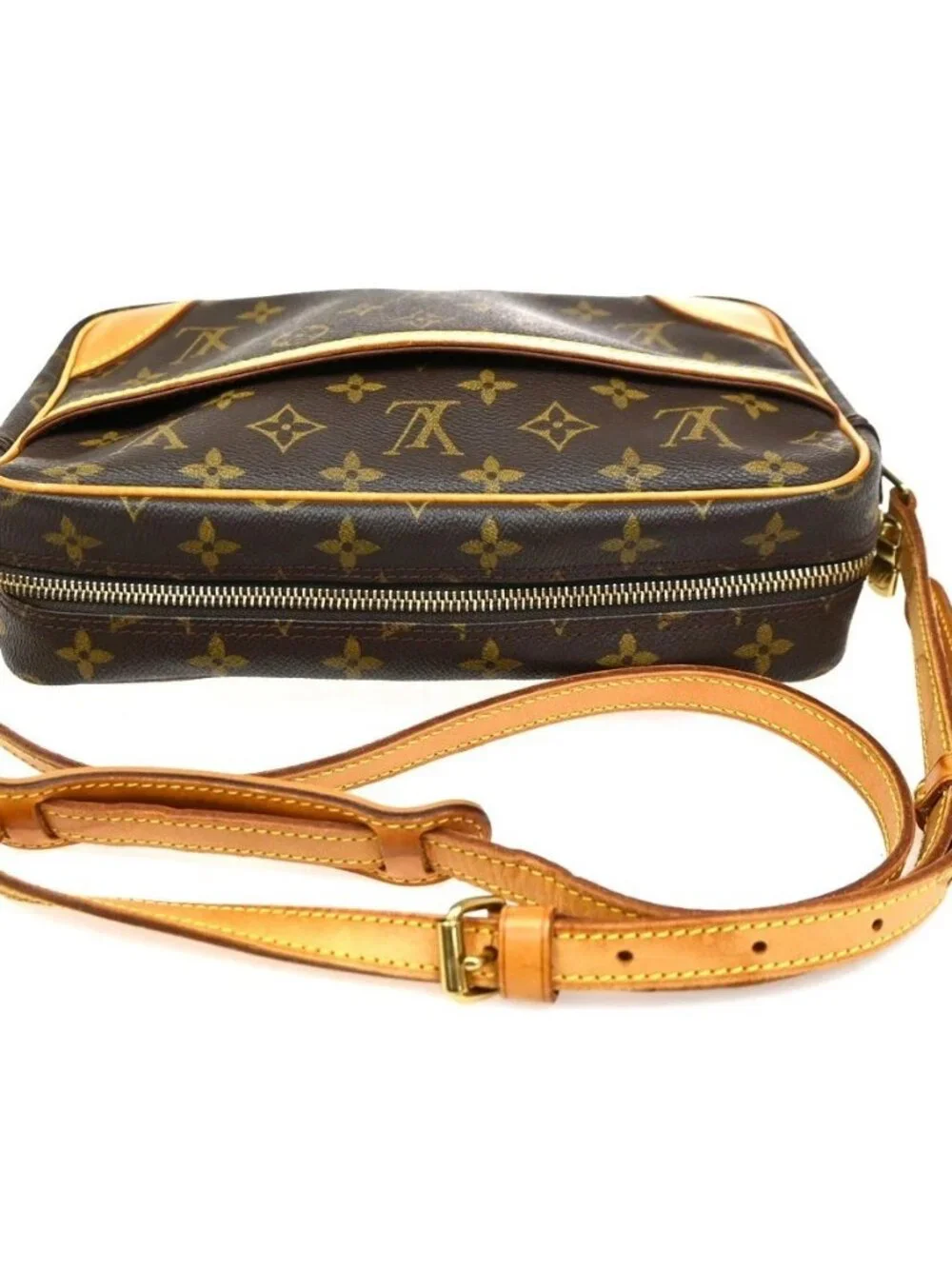 LOUIS VUITTON Trocadero 27 Shoulder Bag Monogram Leather Brown M51274 71CA731